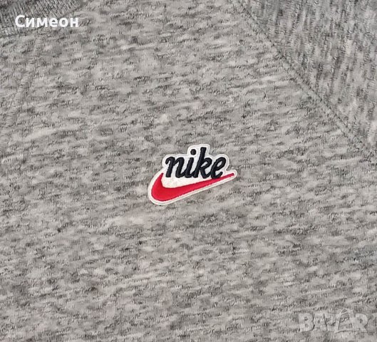 Nike Sportswear Heritage Sweatshirt оригинално горнище L Найк памук, снимка 3 - Спортни дрехи, екипи - 39658037