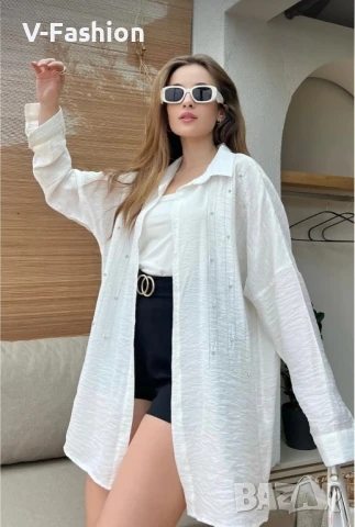 бяла риза , снимка 3 - Ризи - 51018193