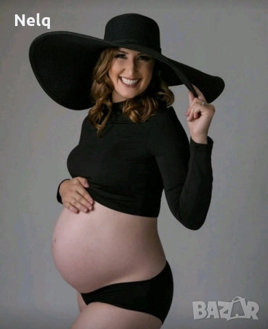 2бр. топ за бременни за фотосесия, снимка 3 - Дрехи за бременни - 52565875