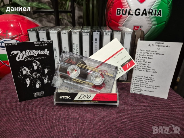 Аудио касети с рок музика - Deep Purple, Whitesnake, Rolling Stones, Metallica, Black Sabbath и др., снимка 14 - Аудио касети - 53446567