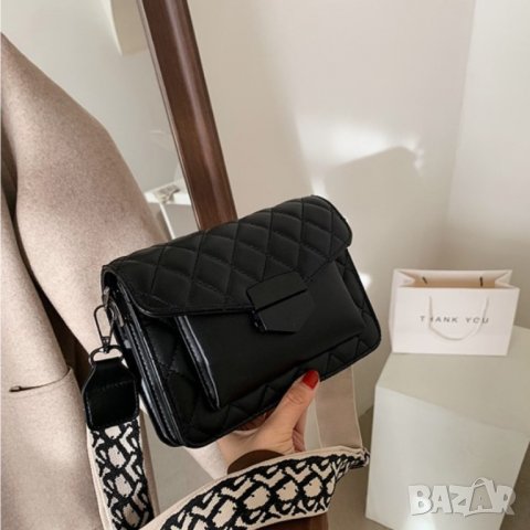 Малка дамска чанта Dory Black, снимка 10 - Чанти - 41478121