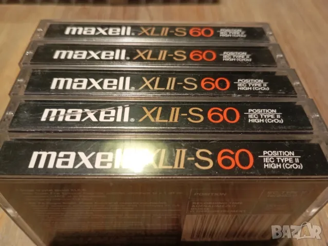 Хромни аудио касети Maxell XL II S 60 - MADE IN JAPAN!!!!!, снимка 2 - Аудио касети - 49147011