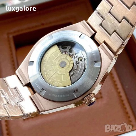 Мъжки часовник Vacheron Constantin Overseas Gold с автоматичен механизъм, снимка 3 - Мъжки - 42112939