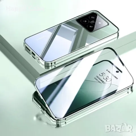 Xiaomi 14T / 14T Pro / 12 / 12X / Двоен 360 градуса магнитен кейс калъф с камера протектор, снимка 3 - Калъфи, кейсове - 35550301