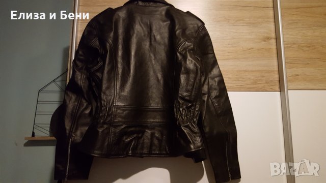 Макси размер рокерия кожено мото байкър яке естествена кожа , снимка 5 - Якета - 35765640