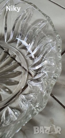 Кристална фруктиера , снимка 2 - Чинии - 39915889