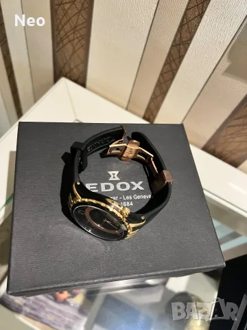 Edox Grand Ocean Decentrique Date Automatic, снимка 7 - Мъжки - 56275309