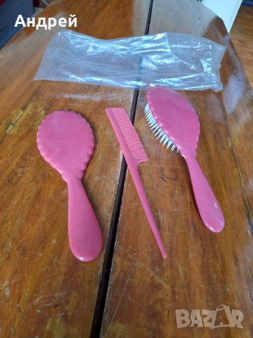 Стар комплект за коса,четка,гребен,огледало, снимка 3 - Други ценни предмети - 34827800