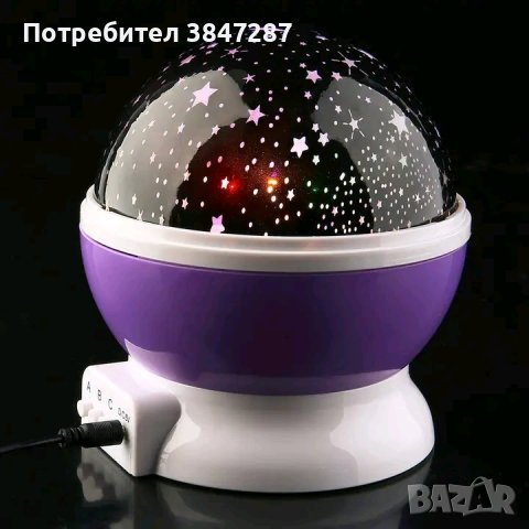 Нощна лампа детски планетариум , снимка 4 - Детски нощни лампи - 42378871