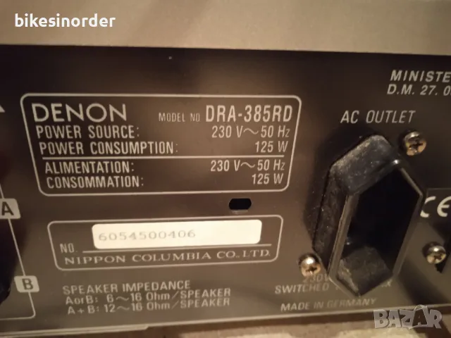 DENON DRM-550+ DENON DRA-385RD комплект дек и ресивър, снимка 10 - Декове - 48603021