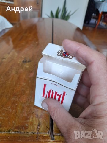 Стара кутия от цигари Lord, снимка 3 - Колекции - 42204188