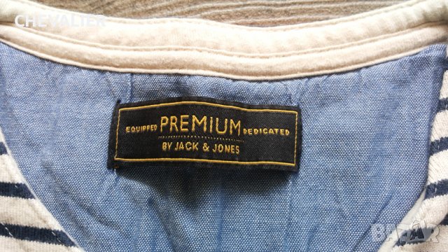 JACK & JONES MIDDL-ETON TEE Размер L блуза с дълъг ръкав 8-52, снимка 7 - Блузи - 40633910