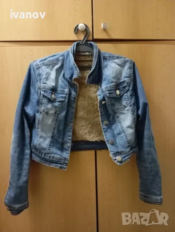 Дамско дънково яке , снимка 1