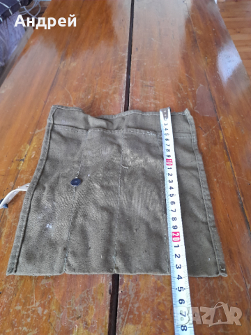 Стар брезентов чохъл, снимка 2 - Антикварни и старинни предмети - 44603356