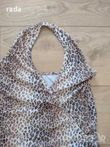 Топ с леопардов десен, снимка 3 - Потници - 41493868