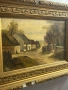 Стара картина пейзаж , снимка 4