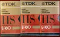 Видео касети TDK HS Super Avilyn Video Cassete E-180, снимка 1