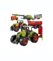 Детски трактори с ремарке / Трактор играчка - комплект от 6 машини, снимка 1