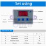 Терморегулатор XH-W3002 220V Професионален температурен регулатор 10A термостат , снимка 2