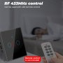 4000 WiFl Wi-Fi Смарт Сензорен Ключ за осветление с тъч стъклен панел, снимка 13