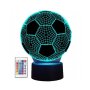 3D лампа футболна топка