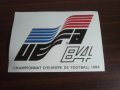 UEFA France'84 оригинална картичка стикер SEIKO Poste