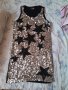 Рокля/туника със черно-сребристи пайети,звезди, снимка 1 - Детски рокли и поли - 41418027