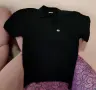 LACOSTE Мъжка Черна Тениска с Яка / Размер L / Идеална за Летни Вечери, снимка 3