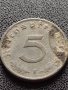 Две монети 1 райхспфенинг 1937г. / 5 райхспфенинг 1941г. Трети райх с СХВАСТИКА редки 37343, снимка 10