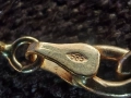 Продавам плътен български златен ланец като нов 14к 585 , снимка 5