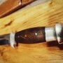 Ловен нож ръчна изработка от Едно време!, снимка 4