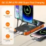 SOLPOWBEN 49800mAh Соларно зарядно за iPhone/Android, 22.5W бързо зареждаща се соларна батерия, снимка 2