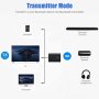 Bluetooth адаптер Audio 5.0, 2 в 1 приемник за безжичен предавател, адаптер за Bluetooth предавател , снимка 7