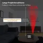Цифров будилник с червена проекция и голям LCD екран, снимка 3