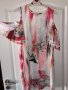 Нова ежедневна елегантна рокля 100% визкоза лилиум  паднали ръкави флорален принт цветя Sisley , снимка 6