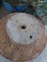 Старинен каменен диск,колело от ръчна мелница хромел, снимка 4