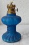 Лампи малки, газени: Стара синя газена лампа, красива и други малки лампа, стъклена газена лампа, снимка 7