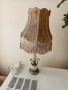 ретро мраморни и дървена лампа, снимка 10