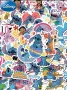 50 бр Лило и Стич lilo stitch самозалепващи лепенки стикери за украса декор картонена торта парти, снимка 17