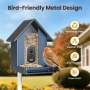 Нова Смарт хранилка за птици с AI разпознаване и 2.5K камера за открито, снимка 3