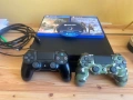 Ps4 Pro 1TB 2 джойстика 3 игри God of War FIFA 23 Assassins Creed, снимка 1