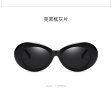 Дамски слънчеви очила в черно , снимка 4
