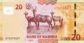 ❤️ ⭐ Намибия 2022 20 долара UNC нова ⭐ ❤️, снимка 3