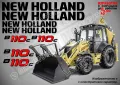 New Holland B100B стикери надписи, снимка 4