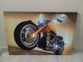 Светеща картина с Led осветление - Harley Davidson 2 , снимка 2