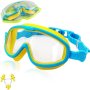 Нови Детски регулируеми очила за плуване 6-14 години UV защита, снимка 1