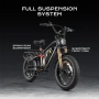 Електрически велосипед Eahora Terra 2 – 48V 1500W Dual Motor Fat Tire, снимка 6