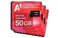 А1 Предплатен мобилен интернет 50GB сим карта / sim card, снимка 1 - Карти памет - 41507828