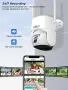 Нова 1080P камера за видеонаблюдение Сигурност Завъртане 360°, снимка 2