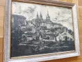 Стара графика, Пражката крепост Храдчани и катедралата Св. Вит., снимка 2